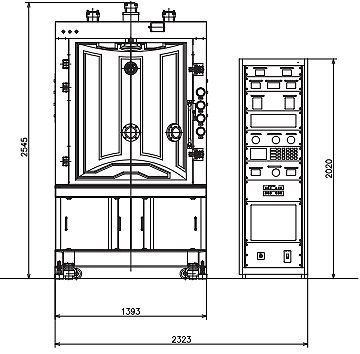 Front view drawing image