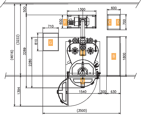 Plane drawing image