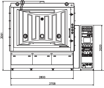 Front view drawing image