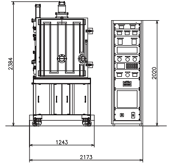 Front view drawing image